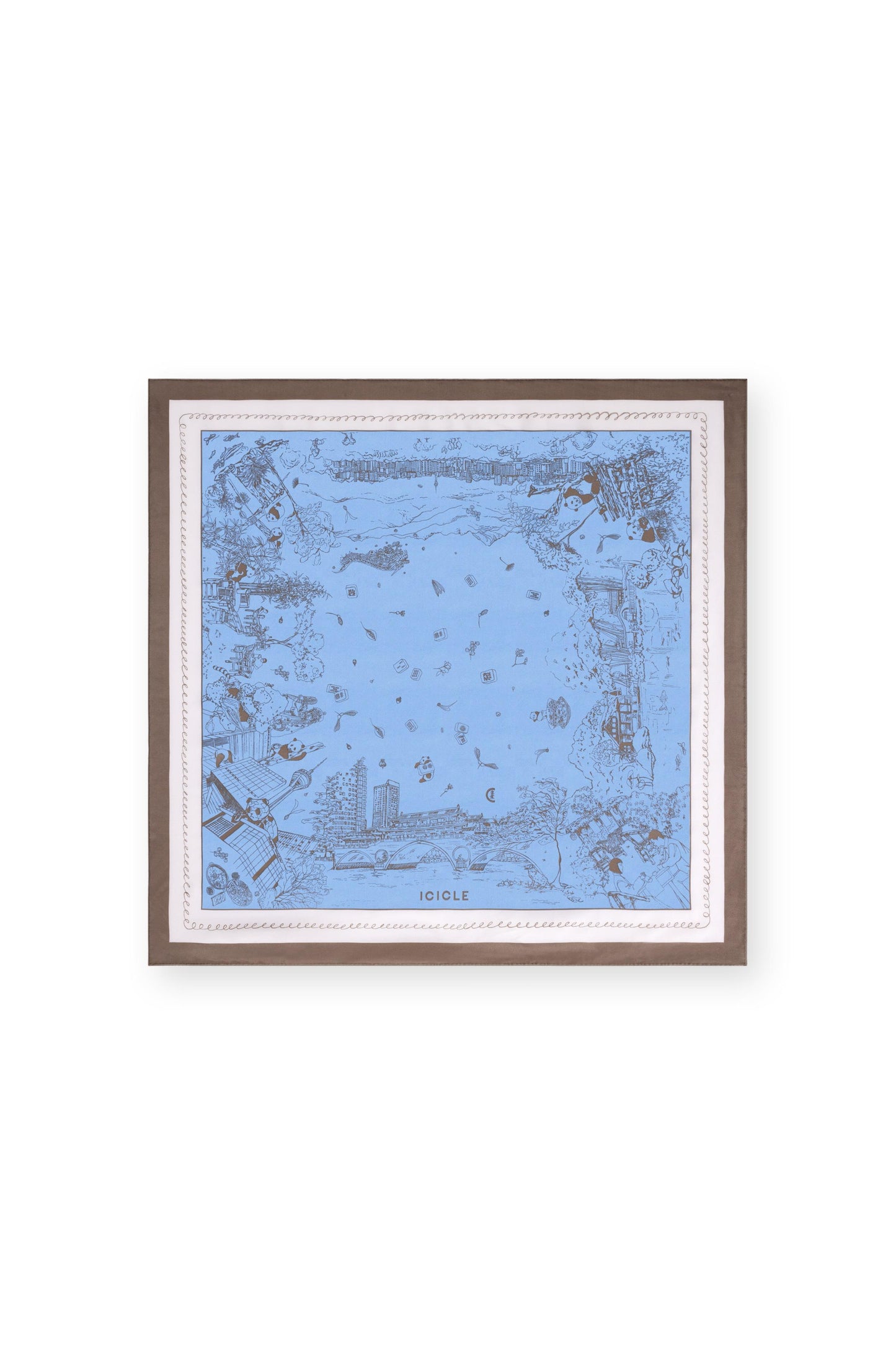 Scarf in Cashmere and Silk