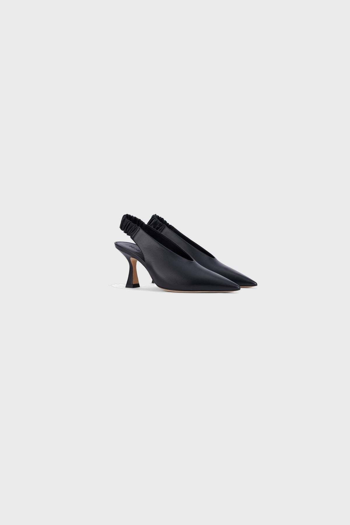 Escarpins slingback en cuir nappa