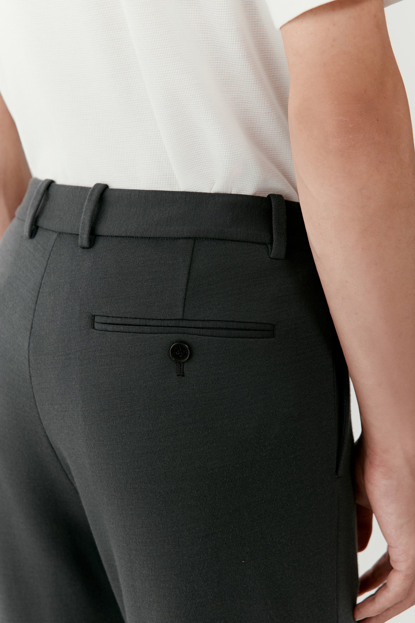 Trousers in Wool Jersey