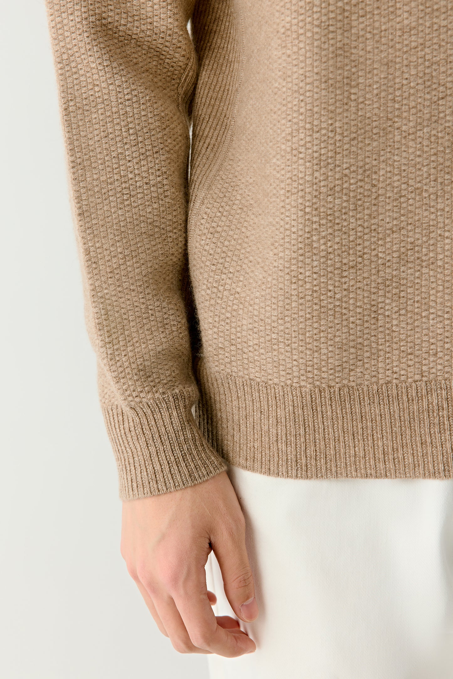 Zip Pullover in Cashmere