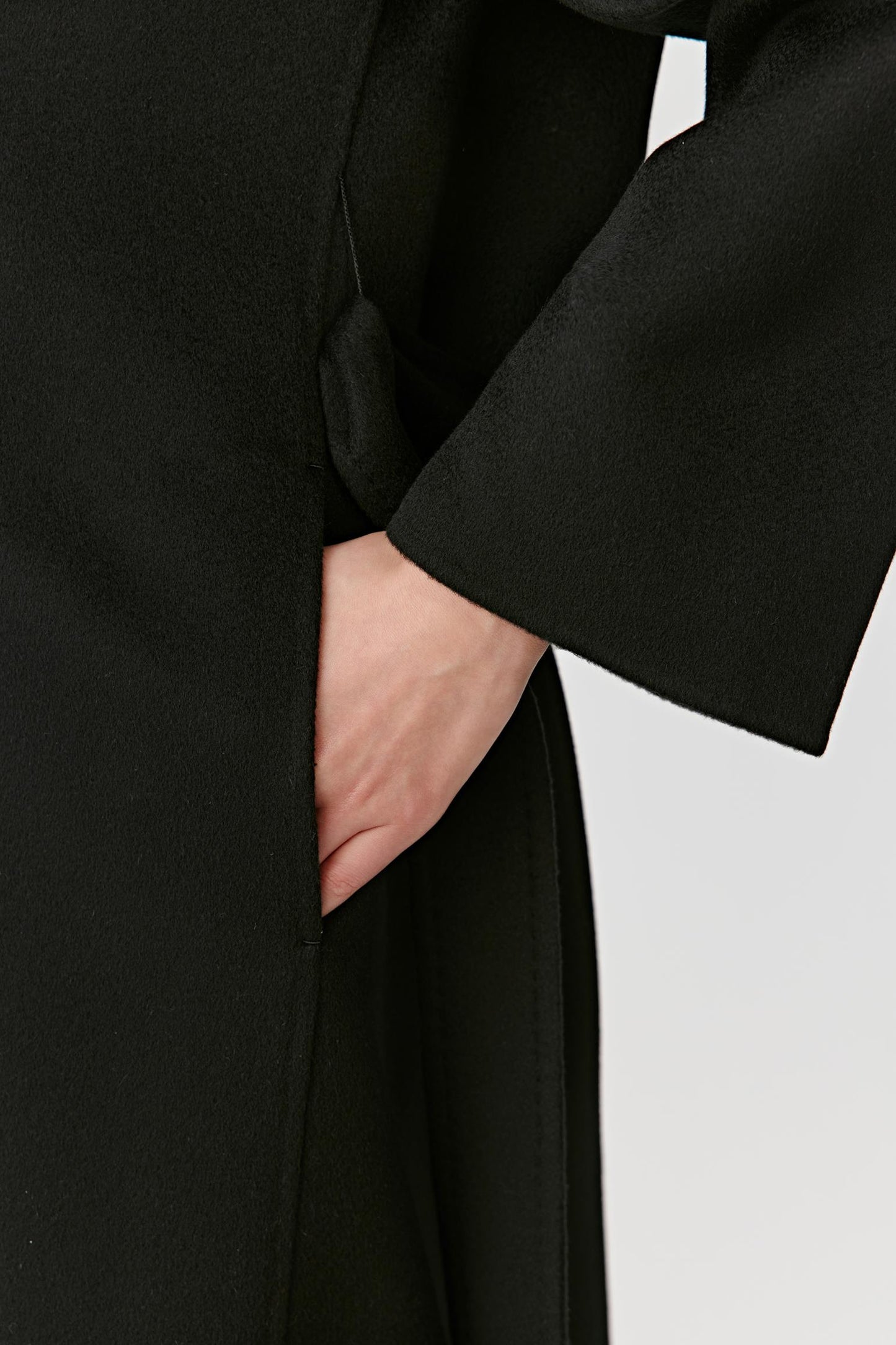 Long Coat in Double-faced Cashmere