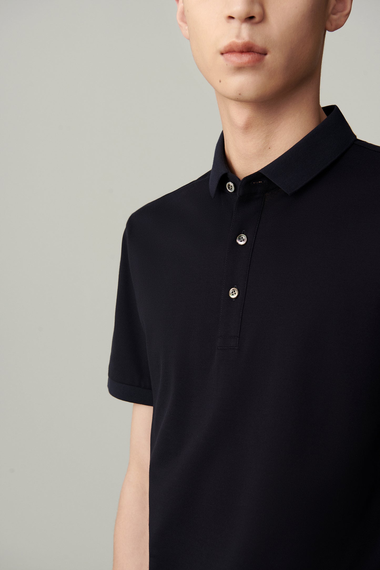 Polo Shirt in Piqué Cotton