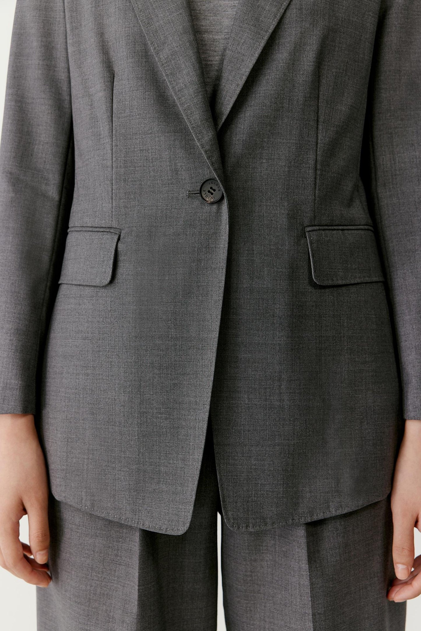 Blazer in Worsted Wool