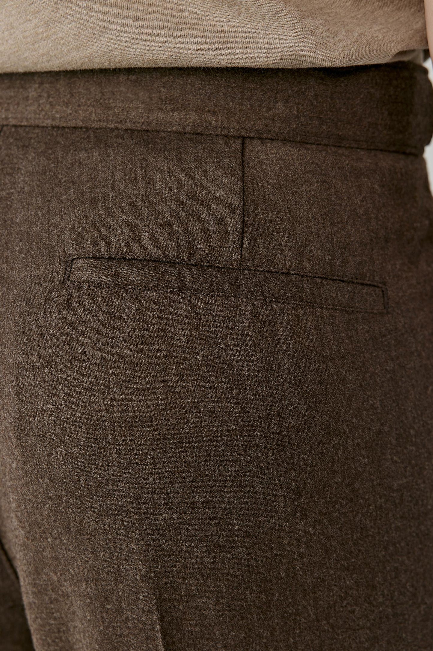 Trousers in Wool Flannel