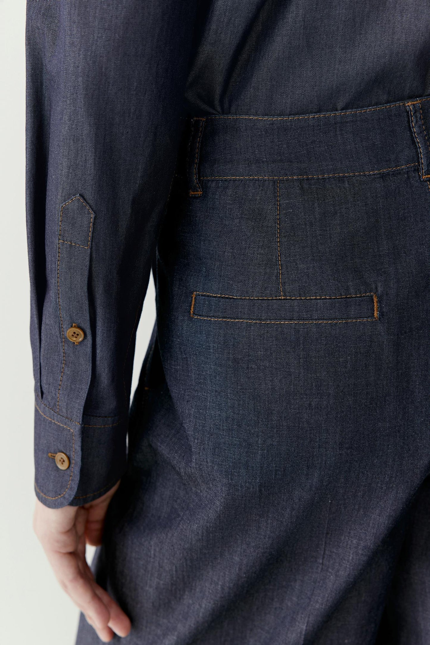 Pantalon droit en denim Earth