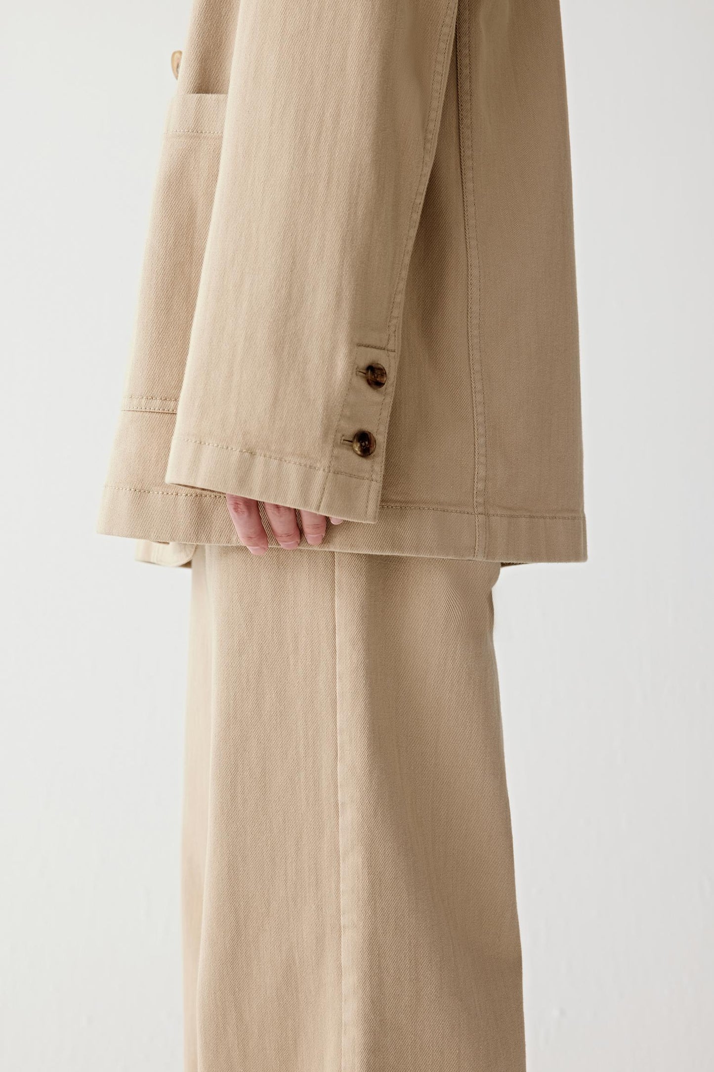 Jacket in Cotton Stretch Denim