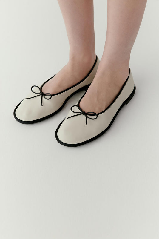Ballerines en cuir