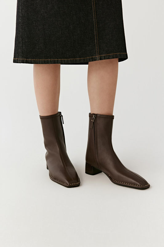 Silky Sheepskin Ankle Boots