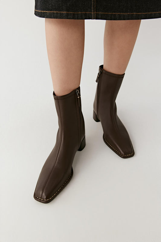 Silky Sheepskin Ankle Boots