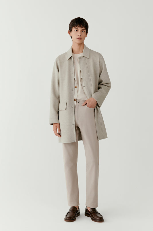 Double-Faced Wool Coat