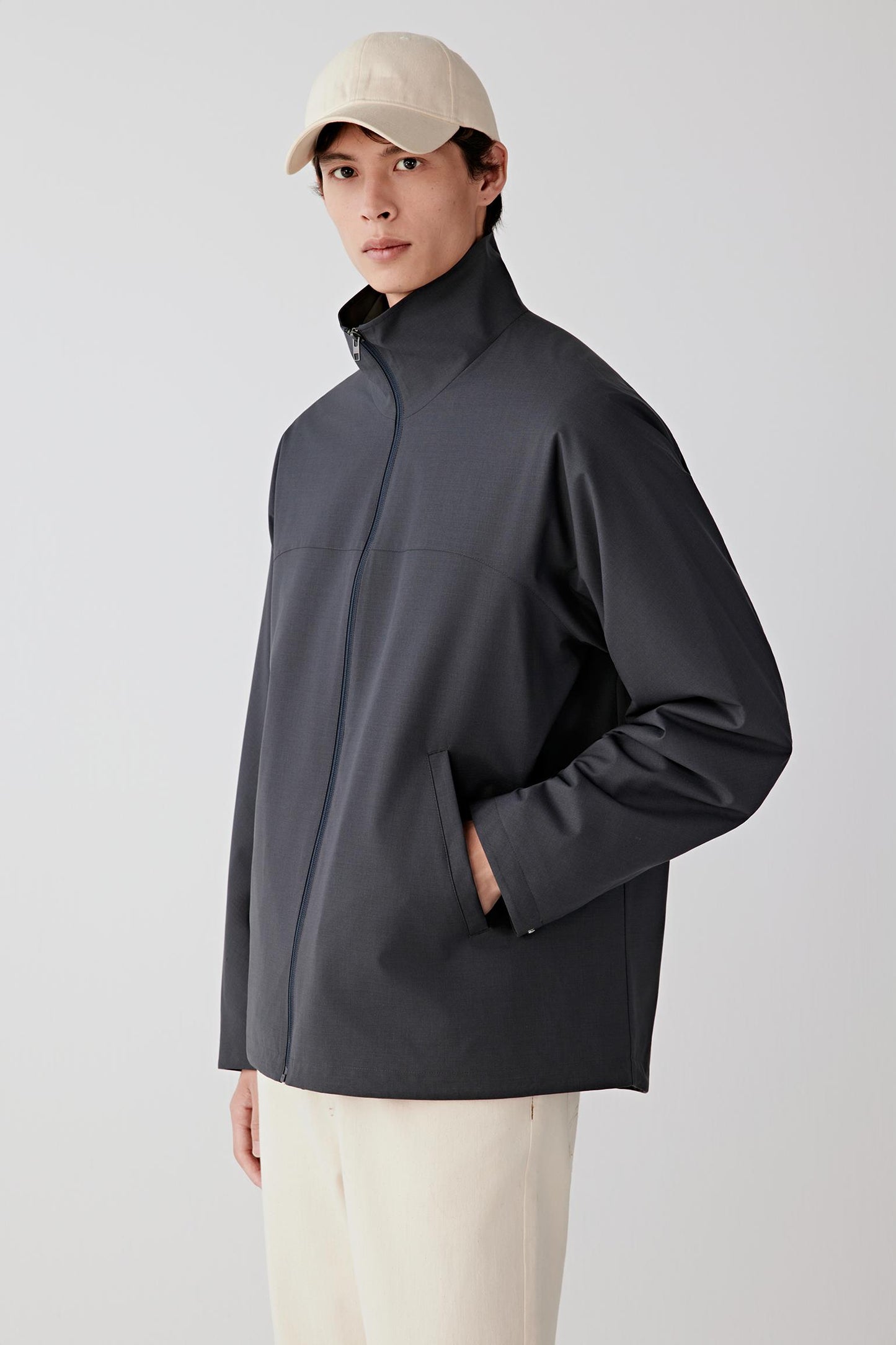 Three-quarter front view showing the clean cut and lightweight structure.