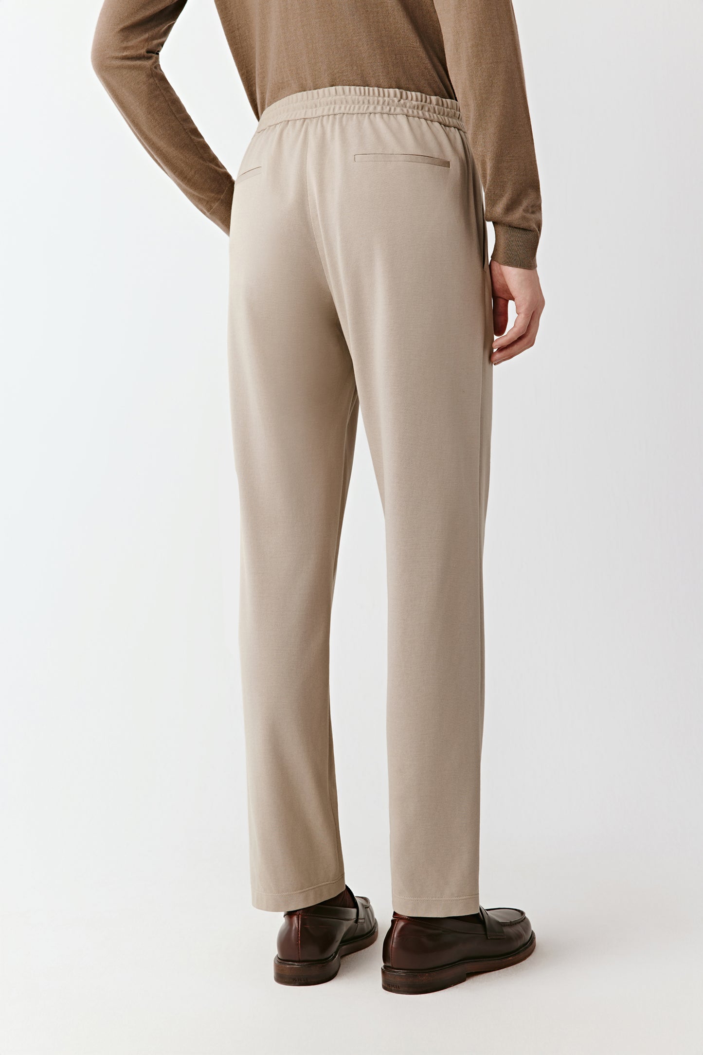 Piqué Cotton Trousers