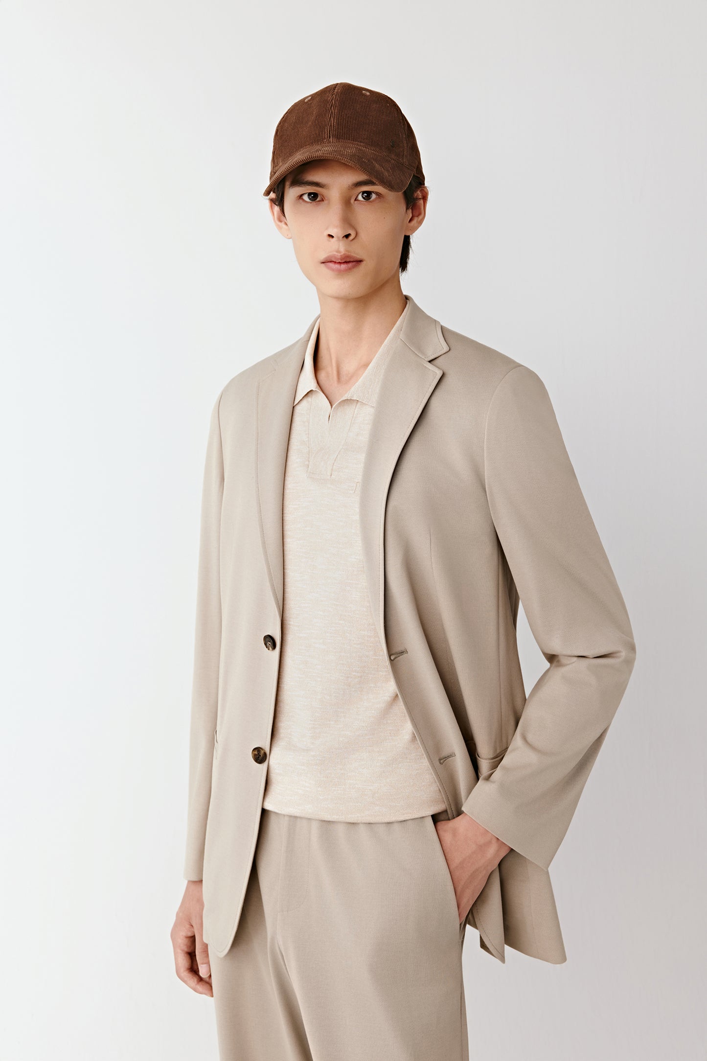 Piqué Cotton Jacket