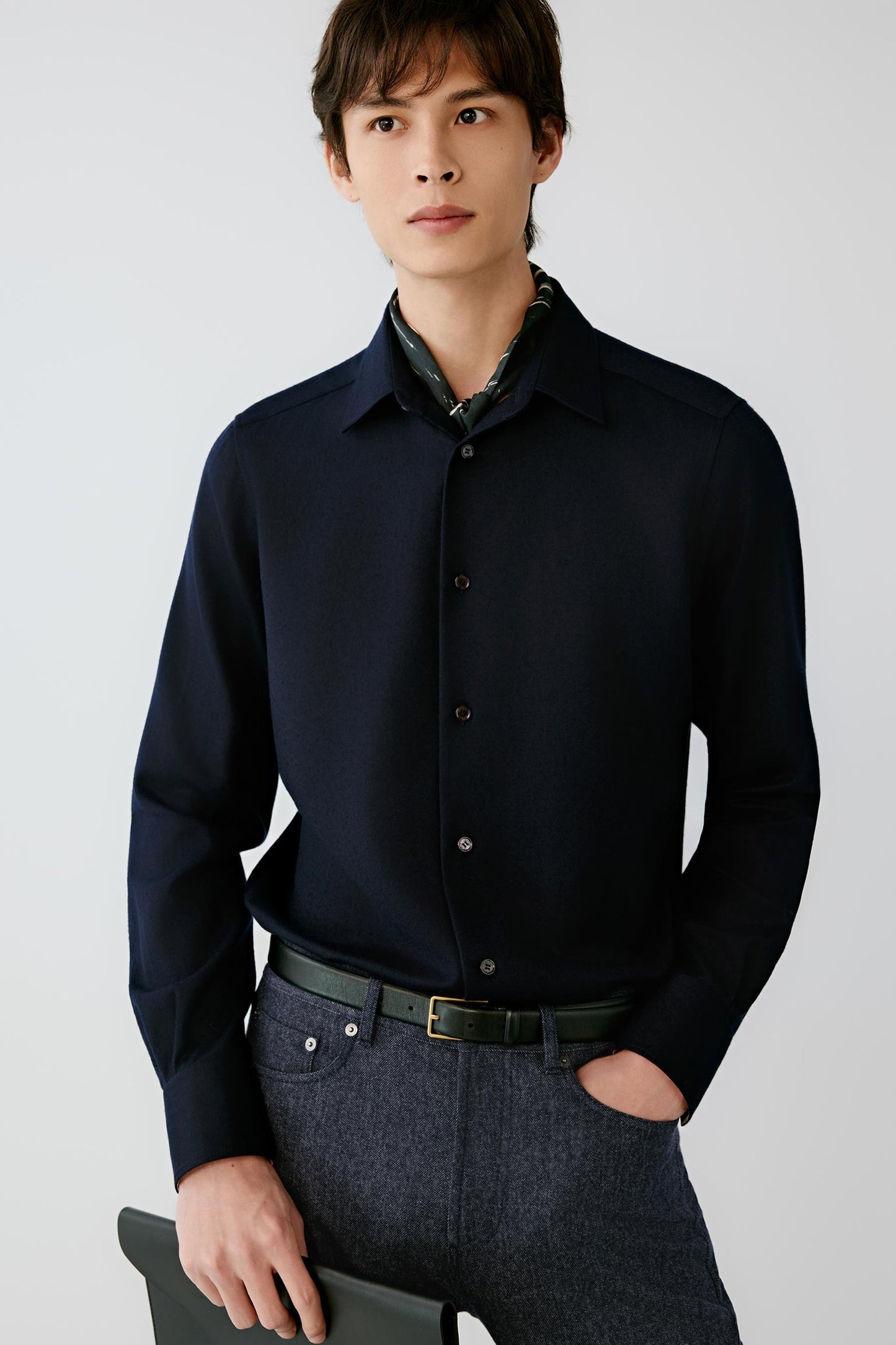 Chemise en flanelle de laine