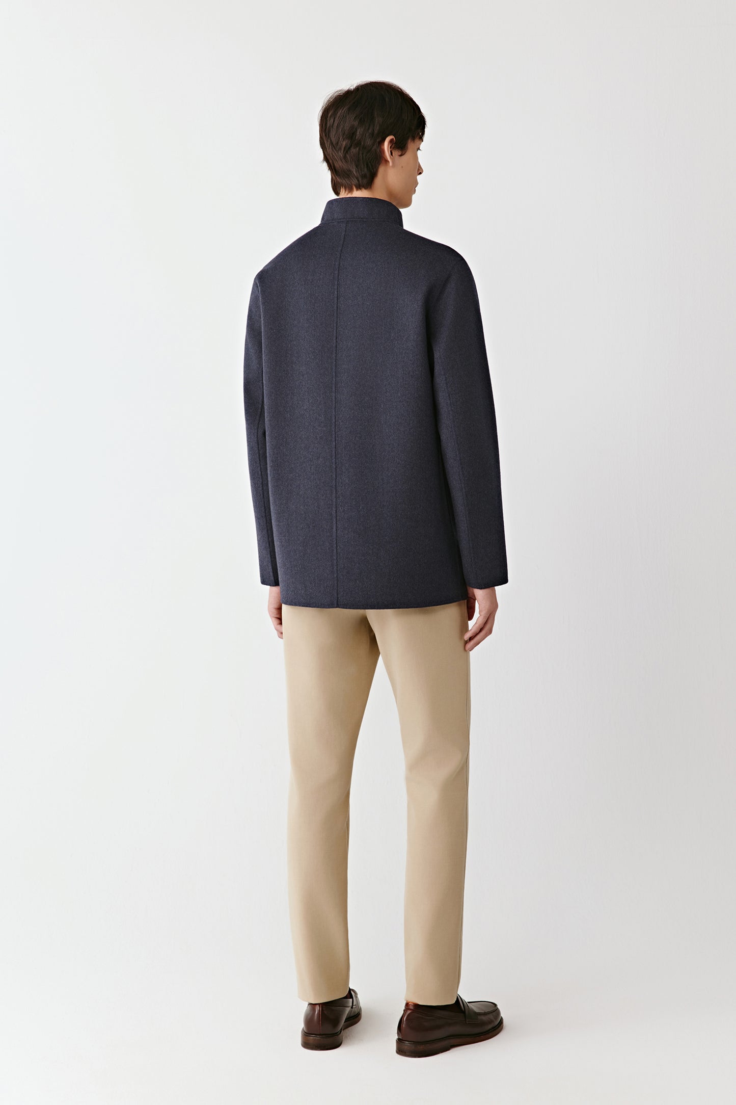 Reversible Jacket in Double-Faced Wool