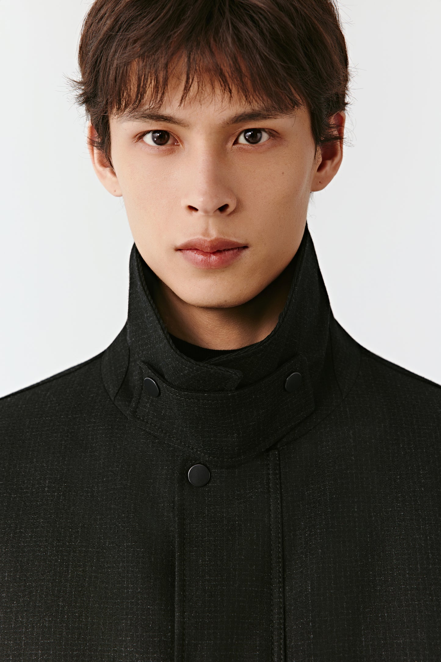 Manteau matelassé en flanelle de laine