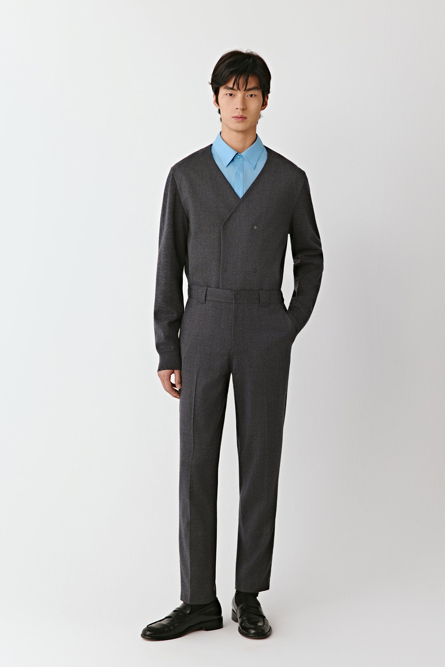 Trousers in Wool Flannel