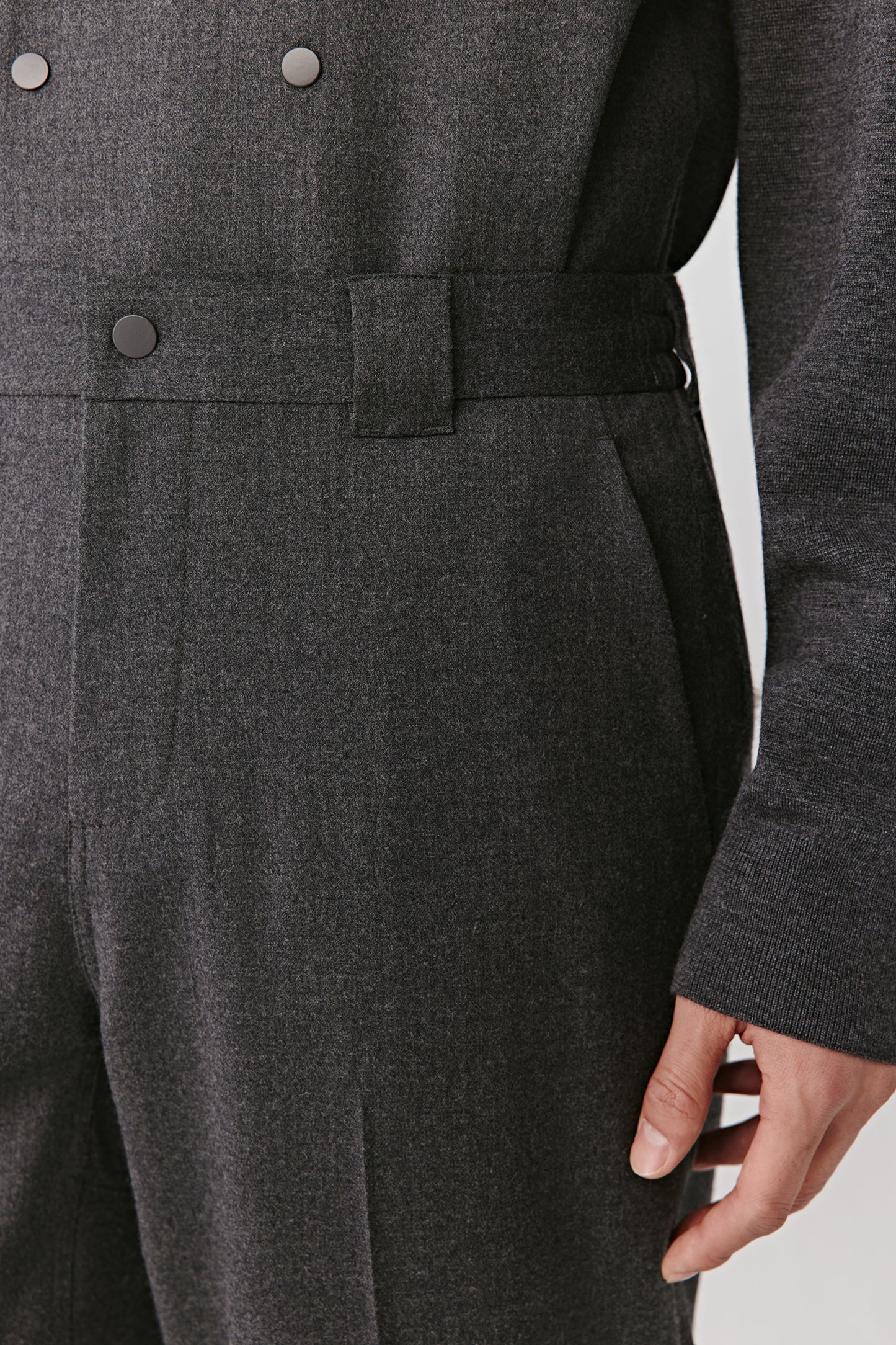 Trousers in Wool Flannel