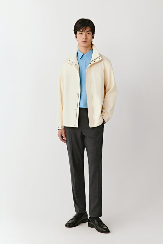 Short Jacket in Cotton Twill