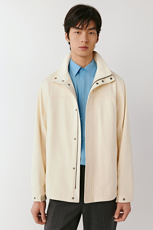 Short Jacket in Cotton Twill
