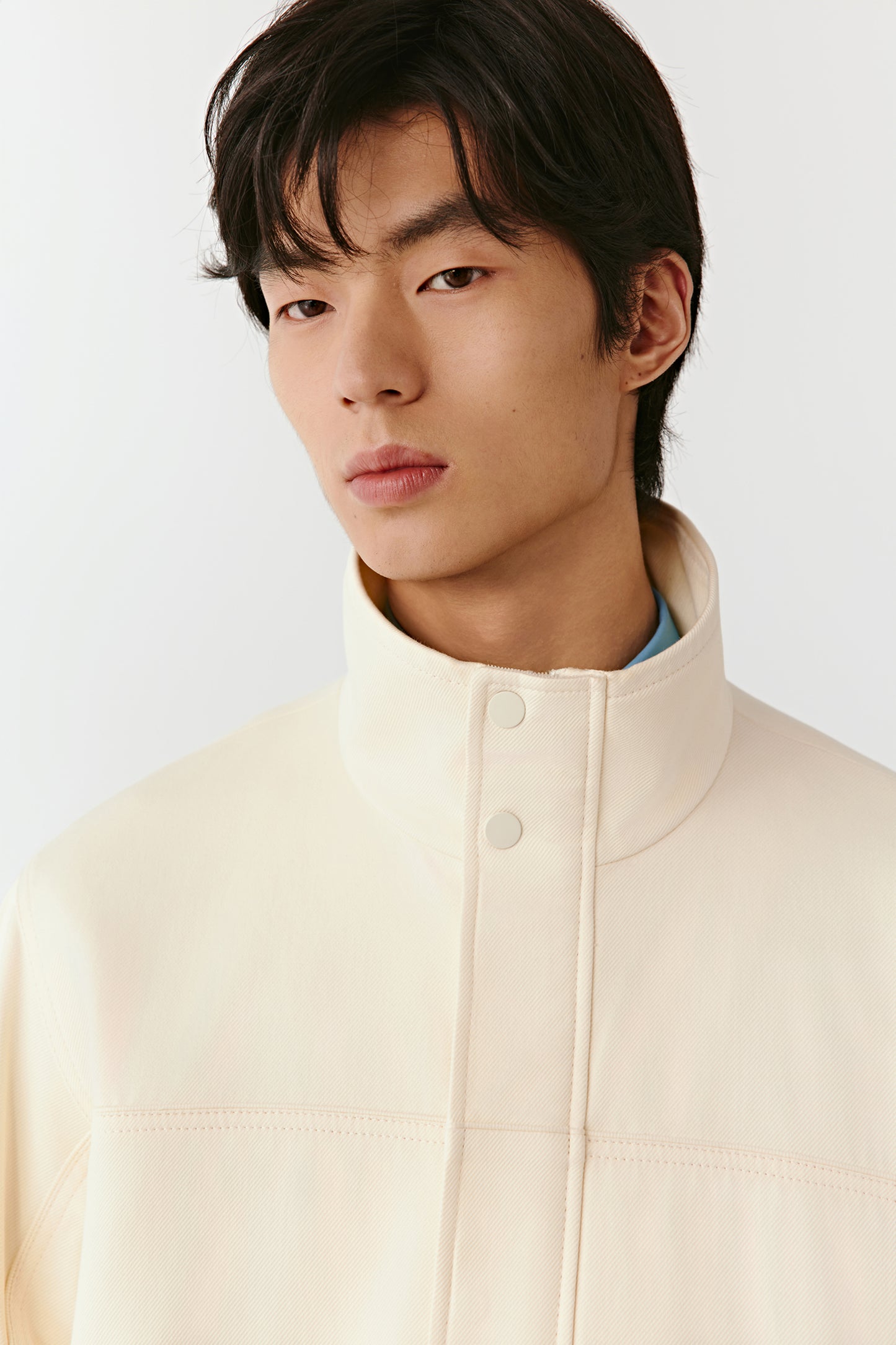 Short Jacket in Cotton Twill