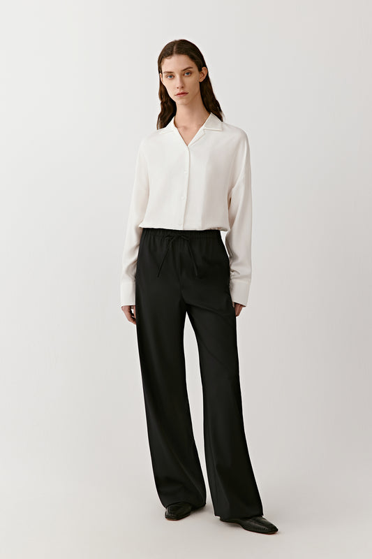 Fluid Shirt in Silk Twill