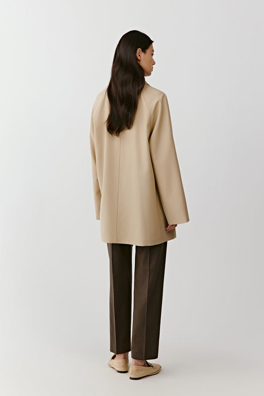 Trench court en laine DEW