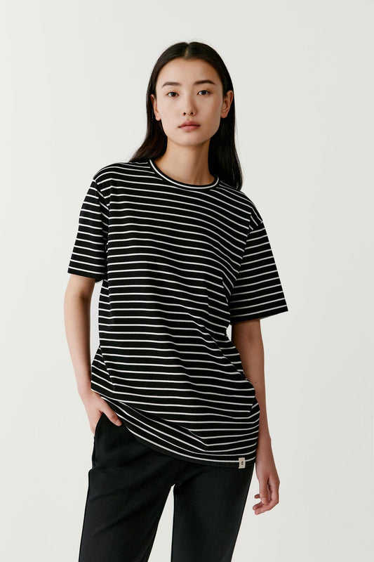 Striped Cotton Jersey T-Shirt