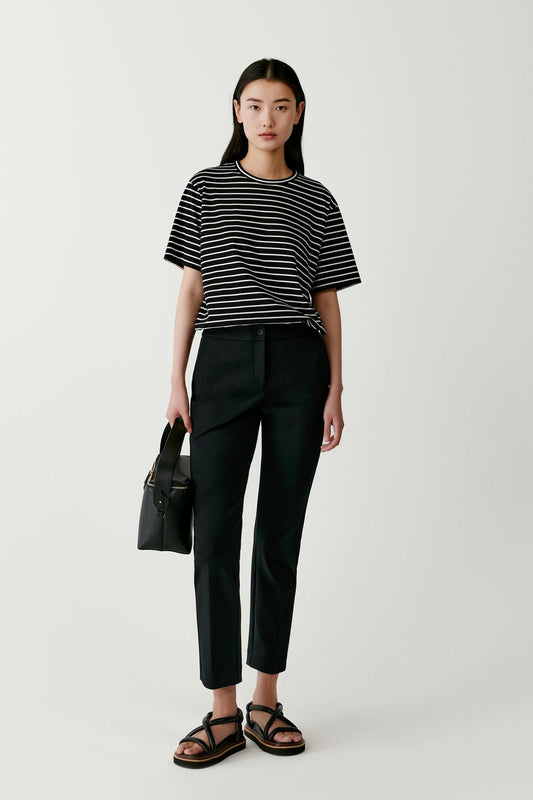 Striped Cotton Jersey T-Shirt