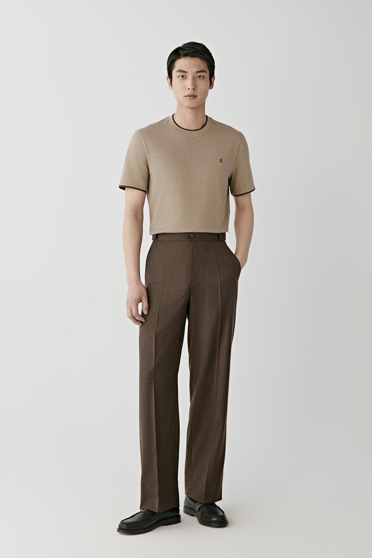 Trousers in Wool Flannel