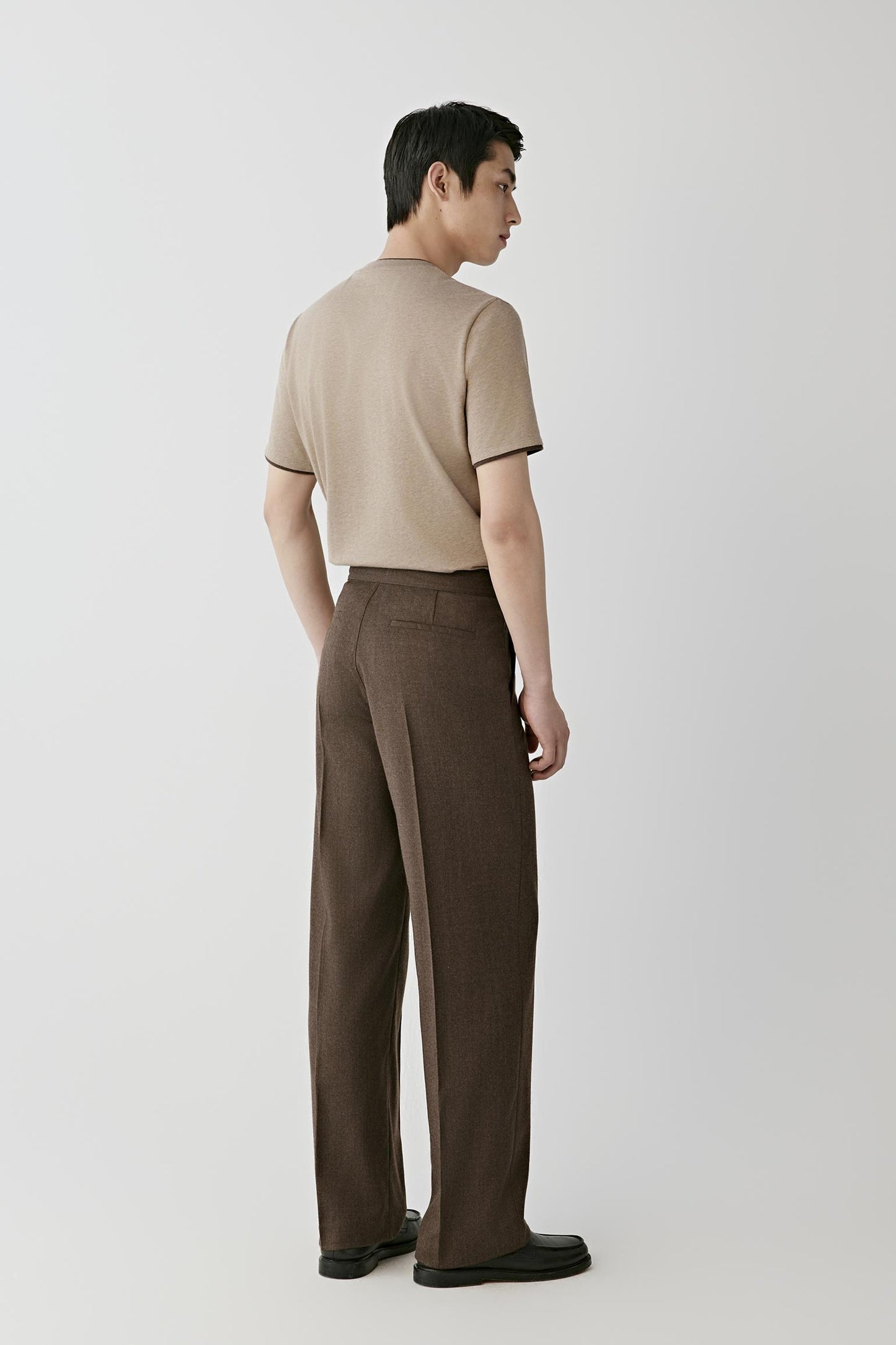 Trousers in Wool Flannel