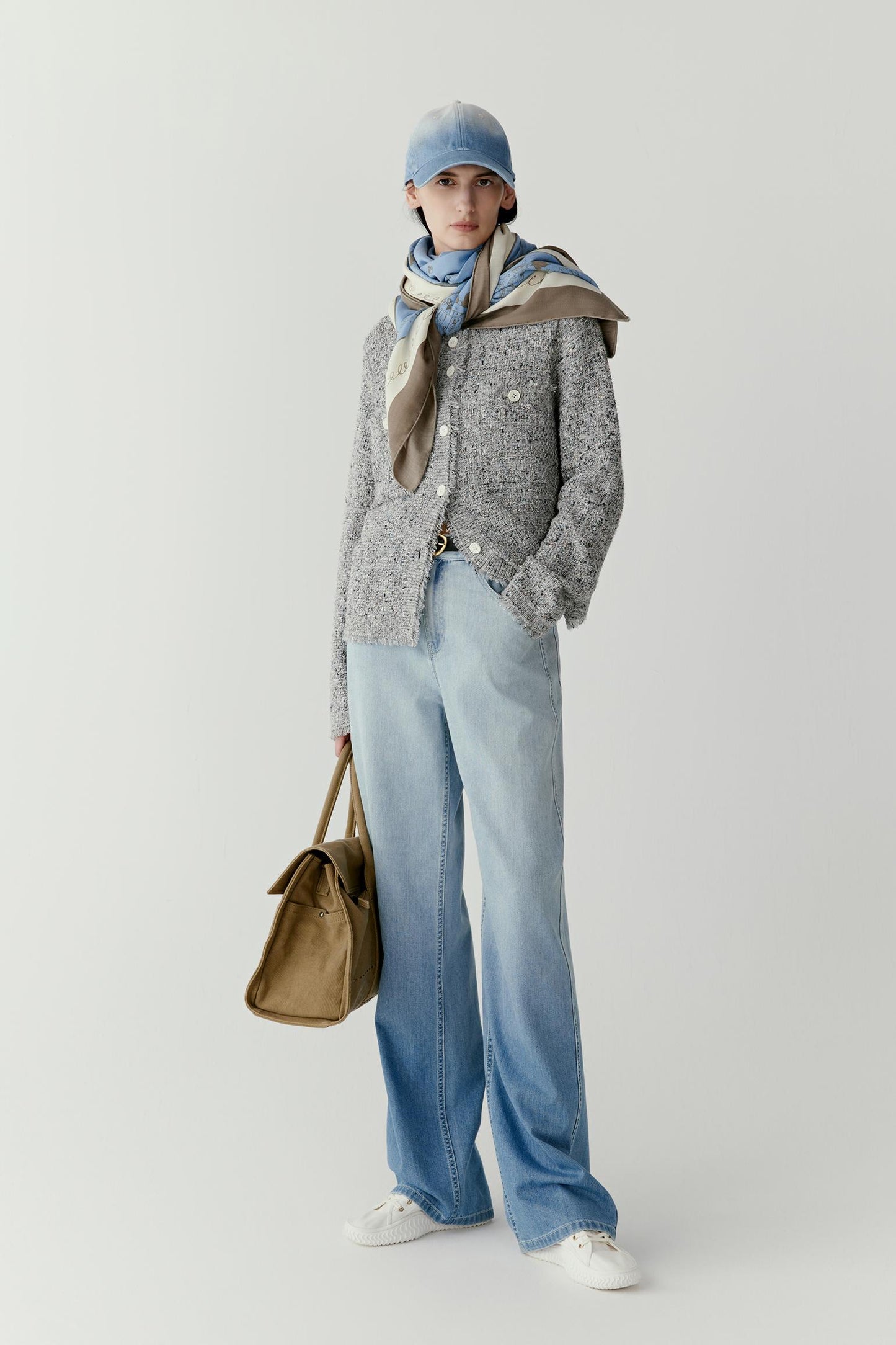 Scarf in Cashmere and Silk