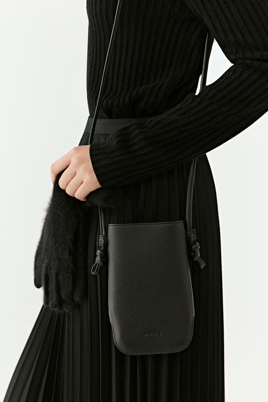 Smooth Leather Crossbody Bag