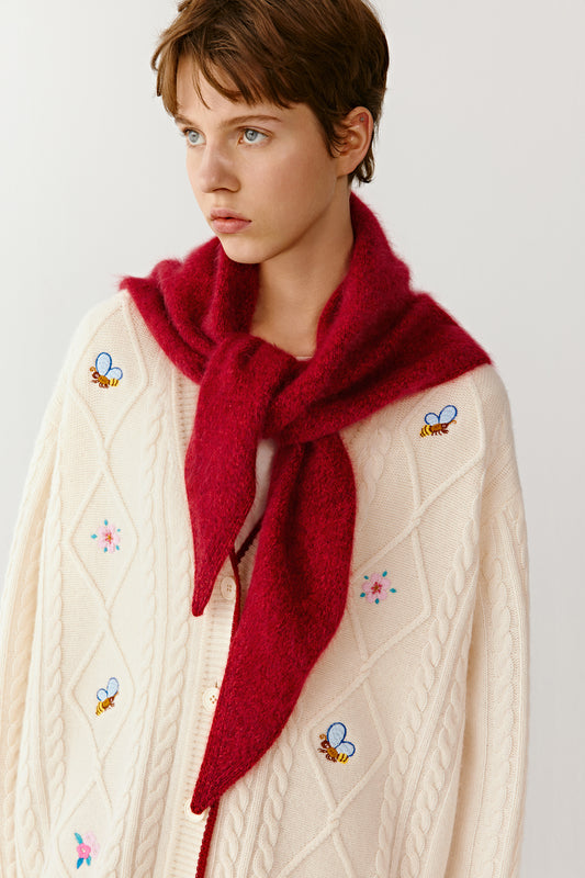 Twisted Cashmere Scarf