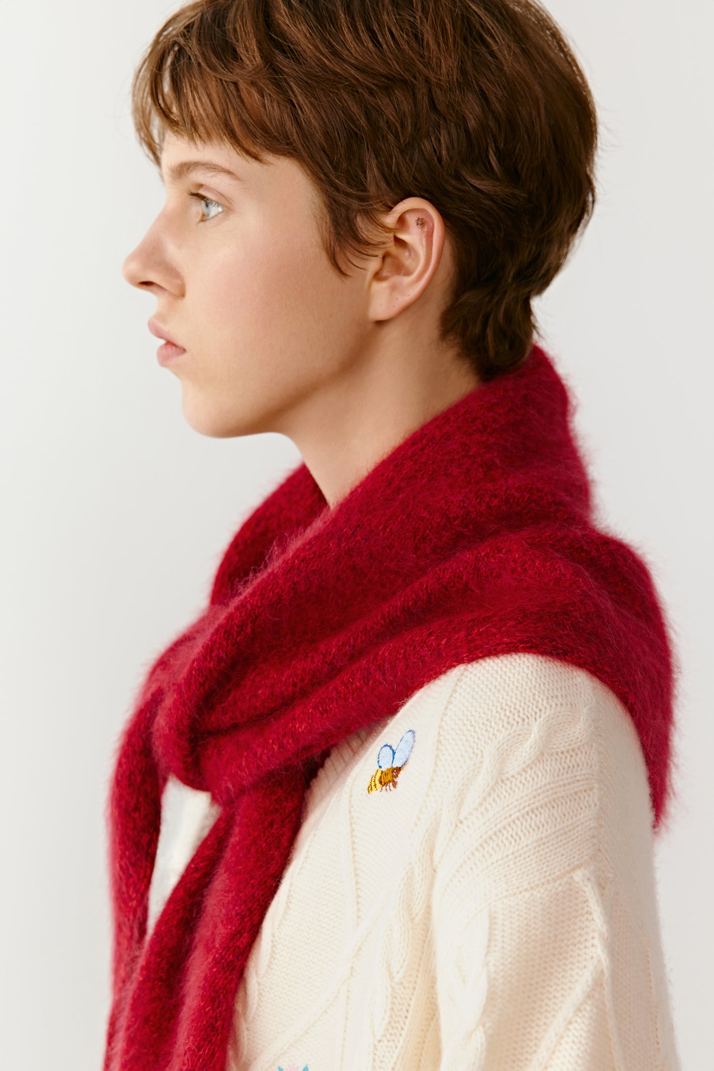 Twisted Cashmere Scarf