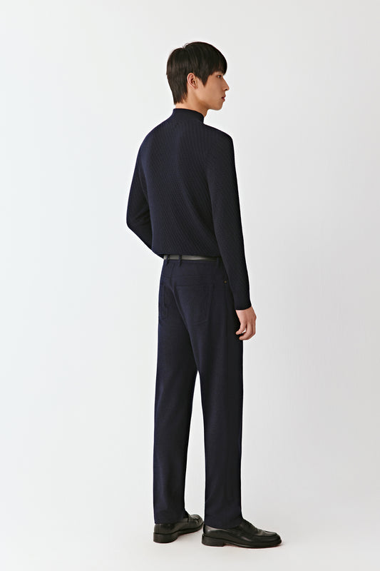 Mock-neck Jumper in Cashmere