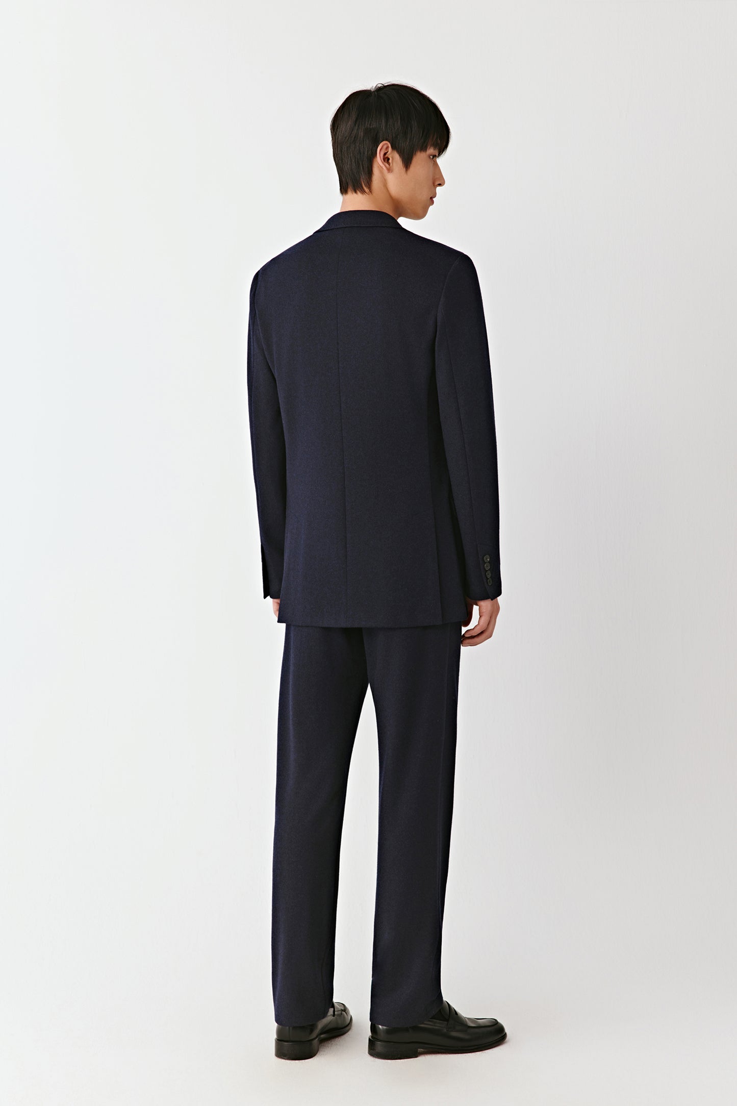 Two-button Blazer in Heavy Wool Jersey