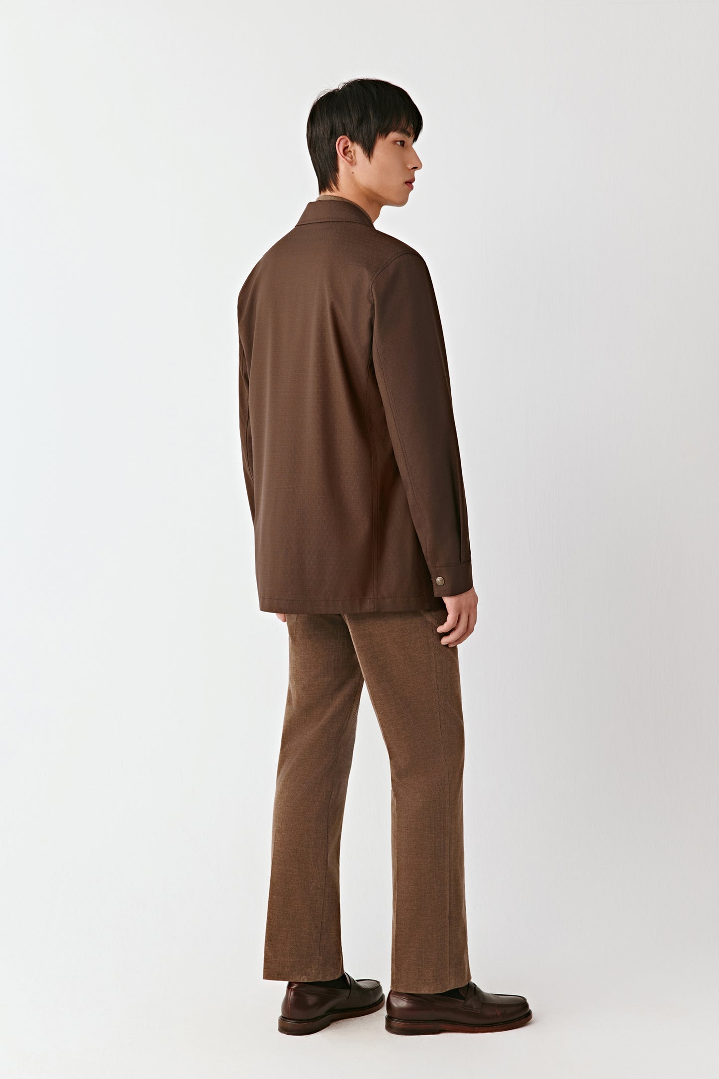 Textured Wool and Silk Jacket