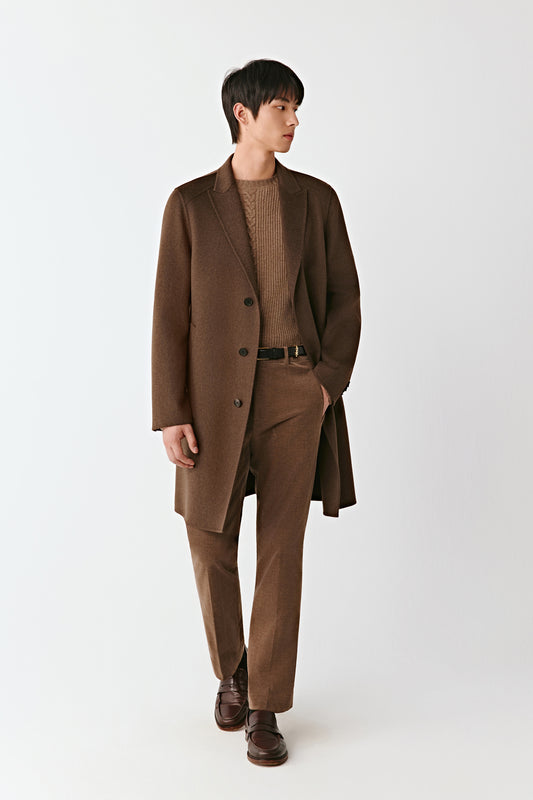 Double-Faced Wool and Cashmere Coat