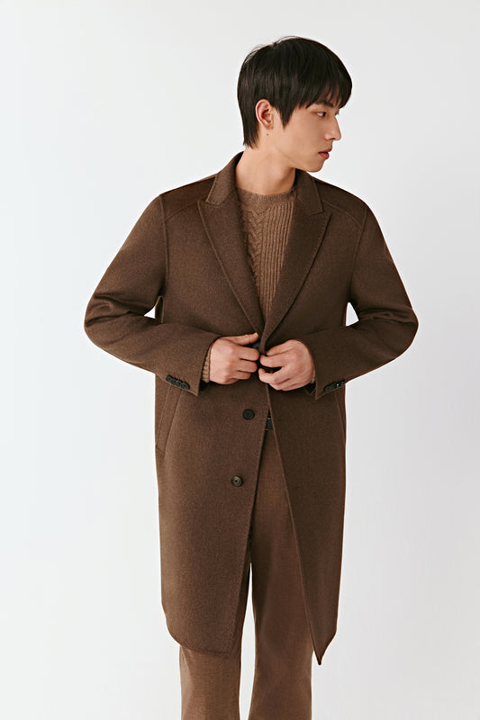 Double-Faced Wool and Cashmere Coat