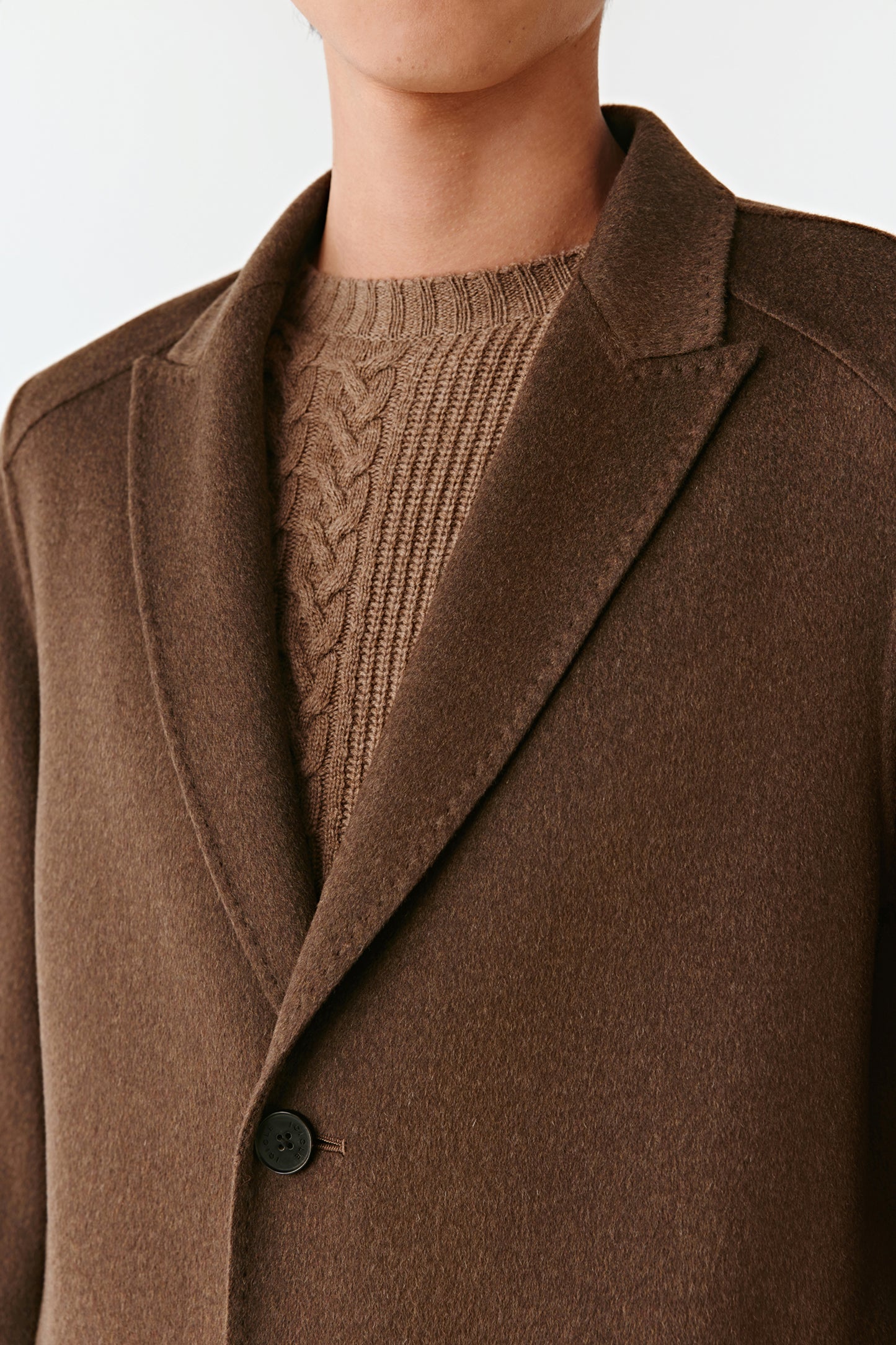 Double-Faced Wool and Cashmere Coat
