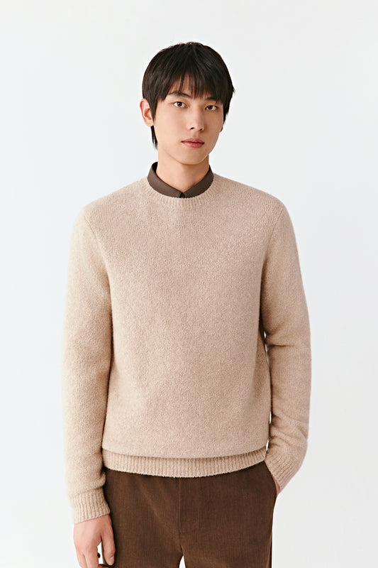 Textured Cashmere Pullover