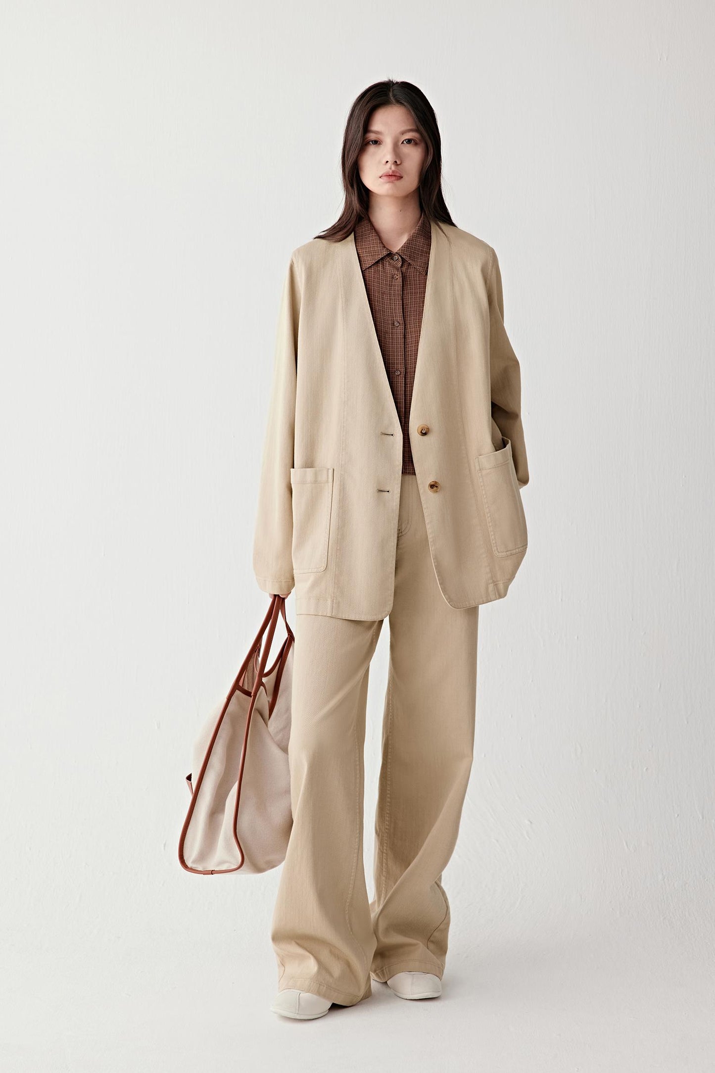 Jacket in Cotton Stretch Denim