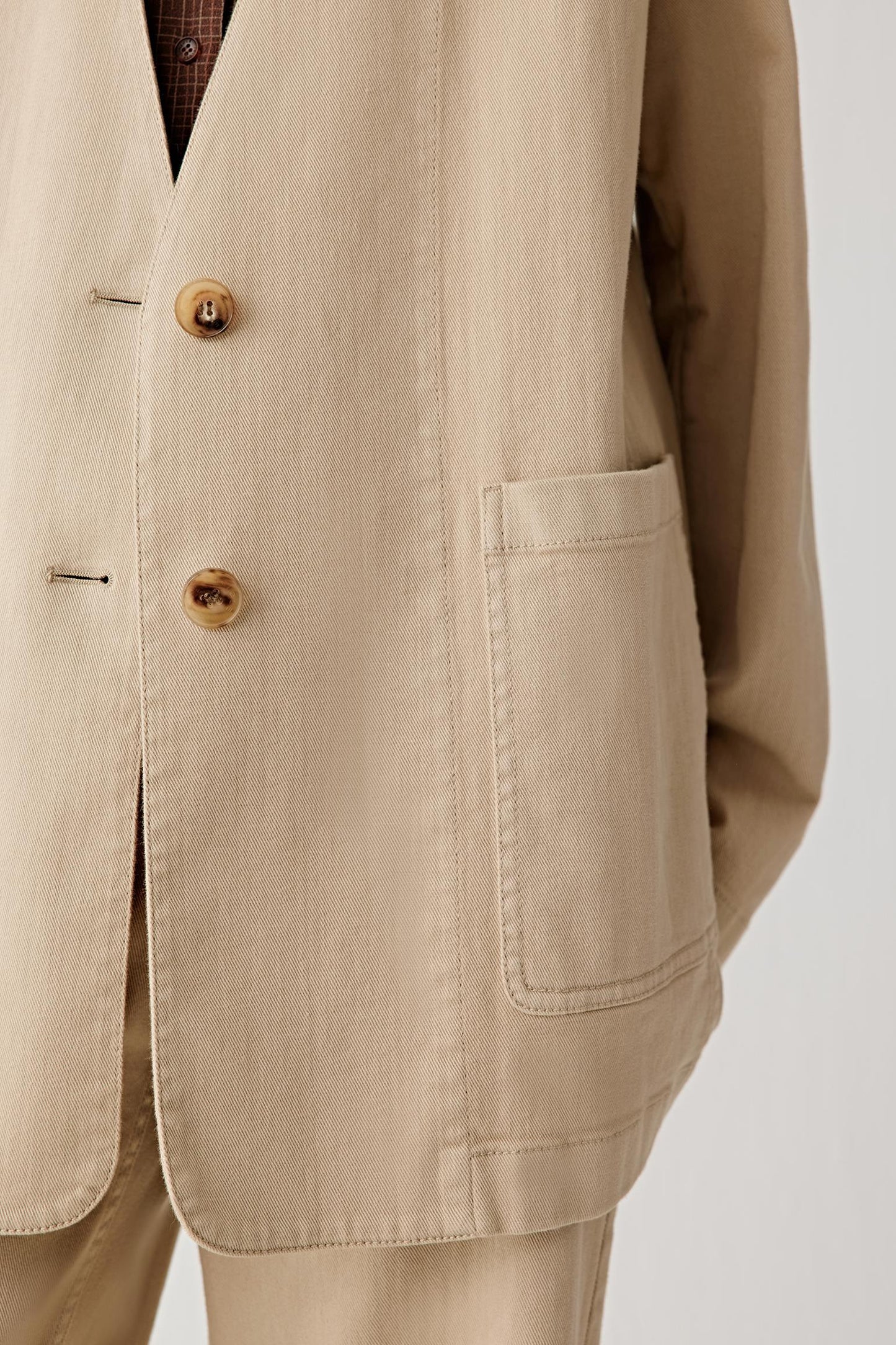 Jacket in Cotton Stretch Denim