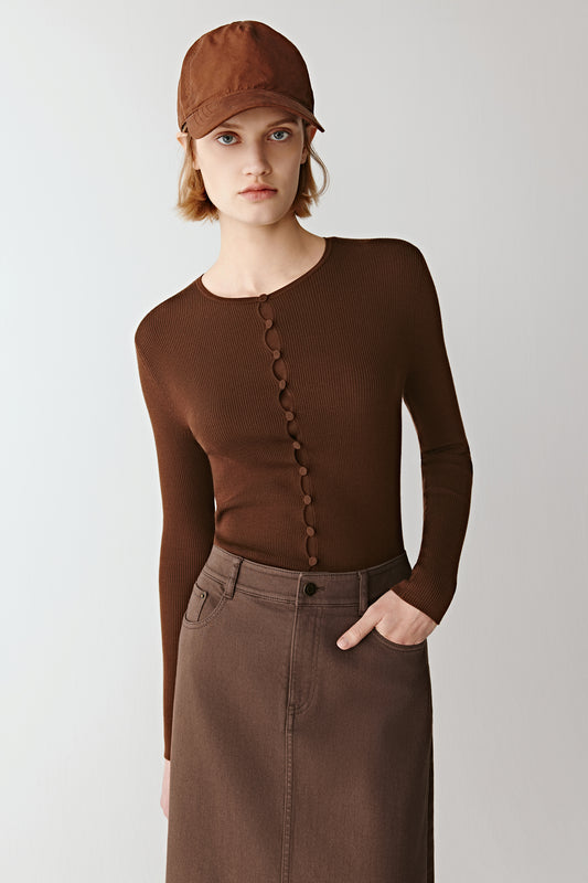 Cardigan en SlowSilk