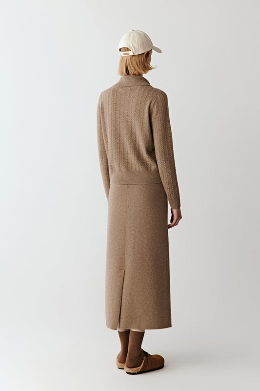 Pull en cachemire non teint