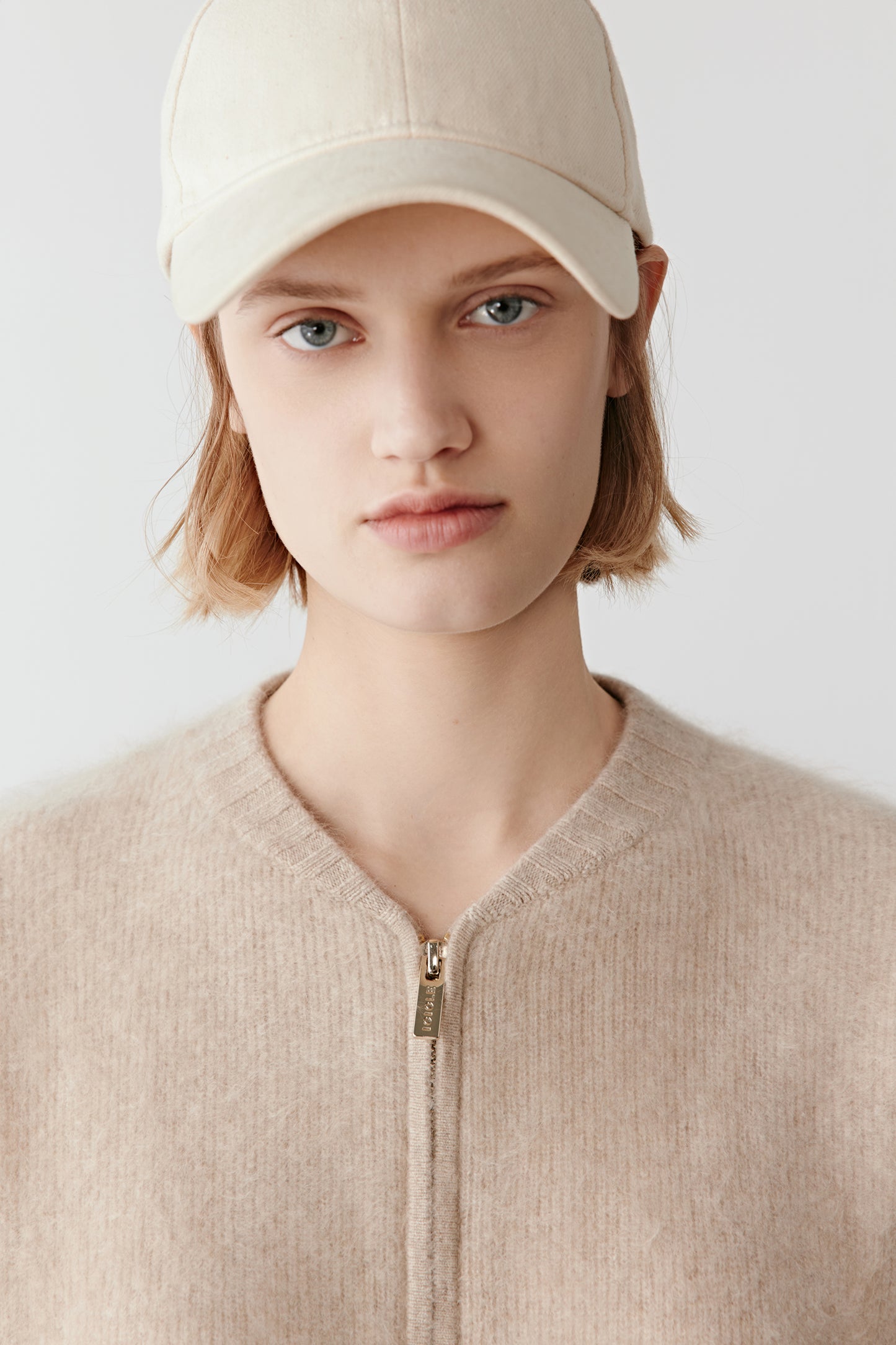 Cardigan en cachemire non teint