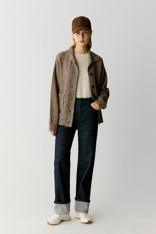 Jean droit en Earth Denim