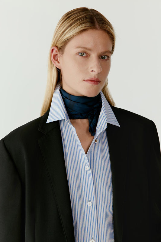Foulard en sergé de soie