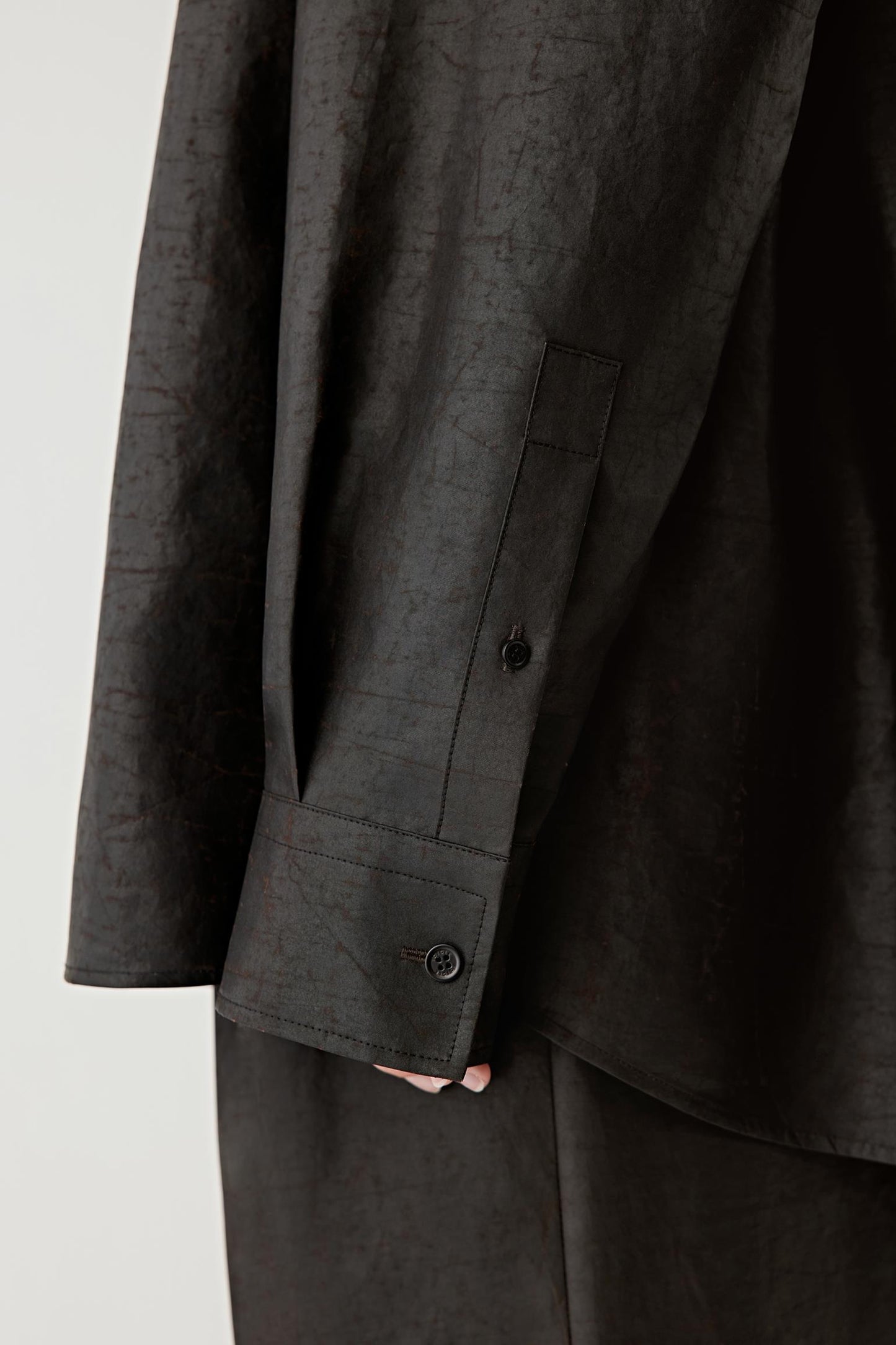 Shirt in Gambiered Canton Gauze